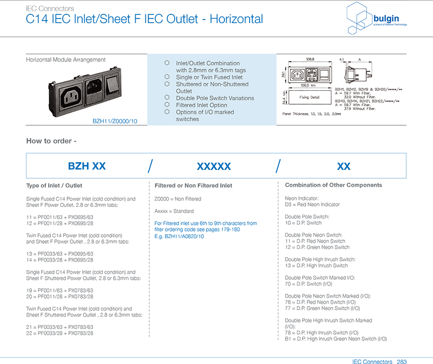BZH11-Z0000-10水平電源接入模塊規(guī)格尺寸 BZH11-Z0000-10水平電源接入模塊規(guī)格尺寸