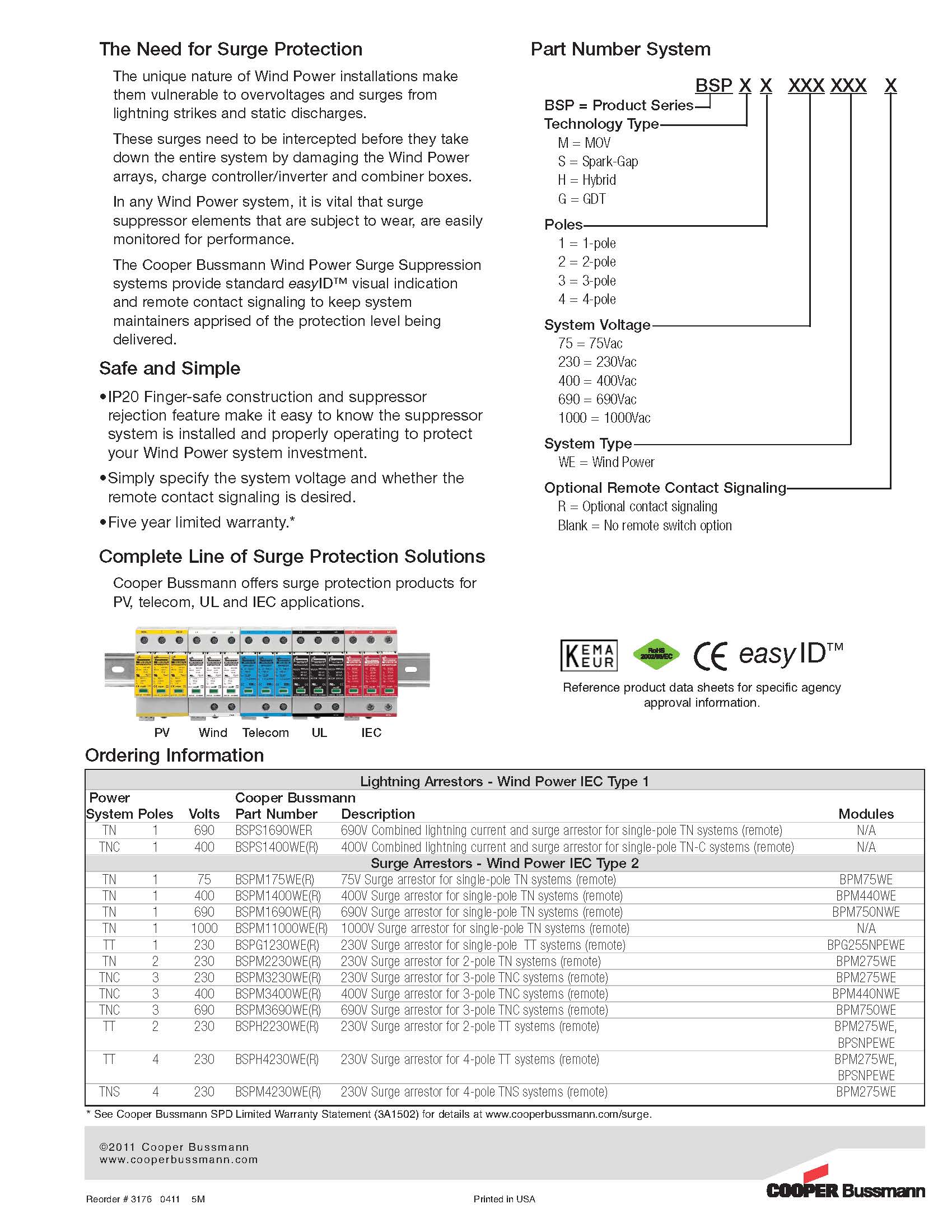 BSPM3690TNR系列防雷器技術參數(shù) BSPM3690TNR系列防雷器技術參數(shù)
